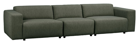 Willard, 4-pers. Sofa - dark green