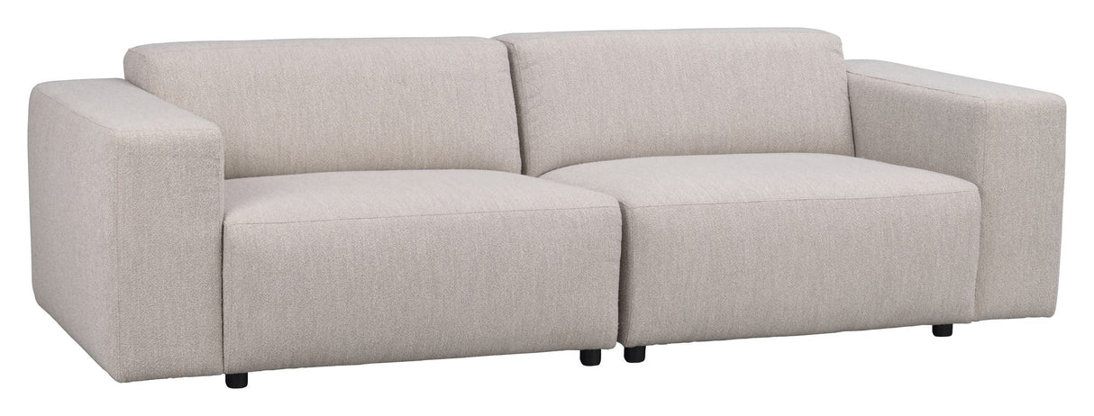 Willard Sofa 3-seater, Light beige fabric