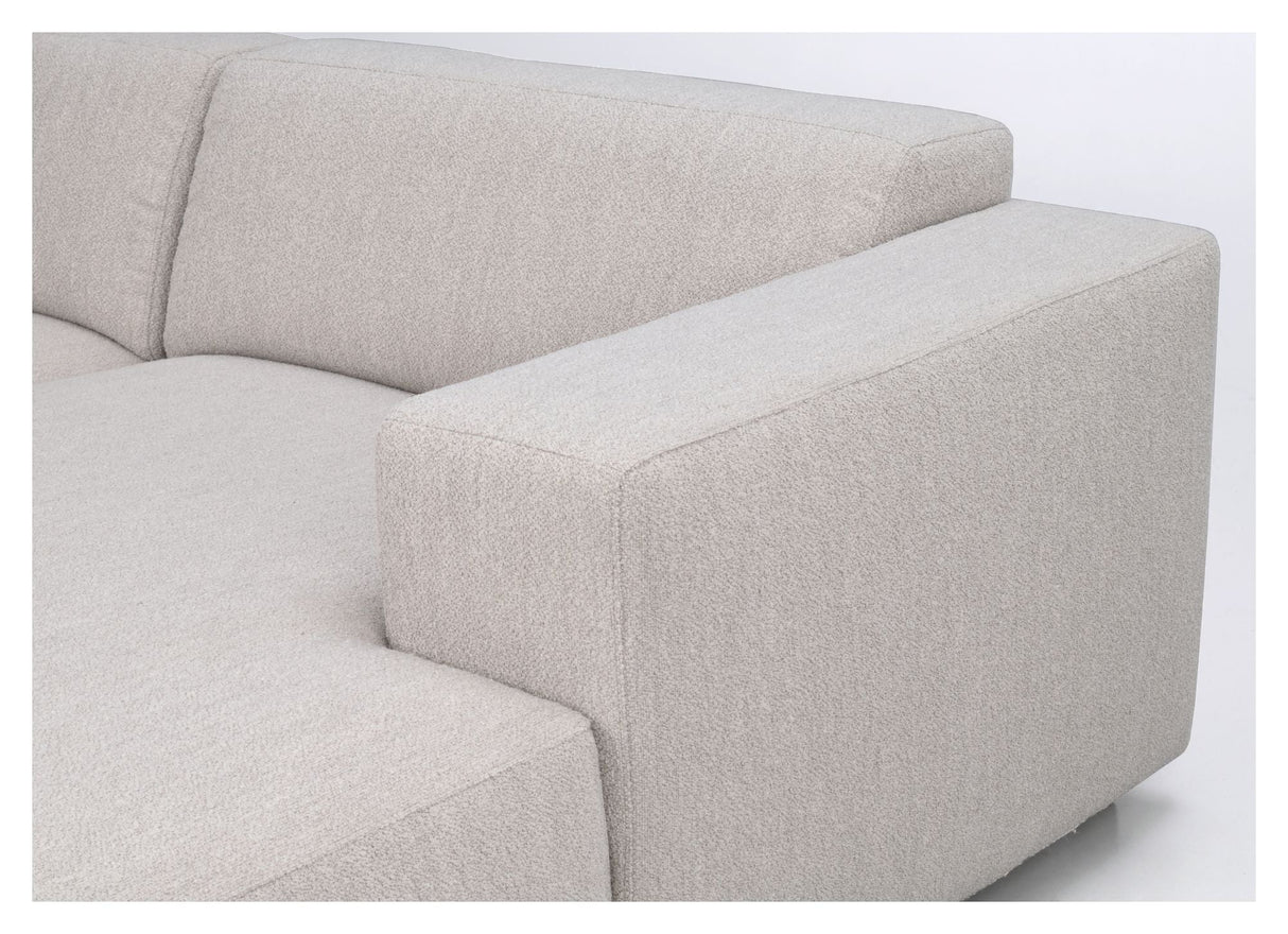 Willard Sofa 3-seater, Light beige fabric