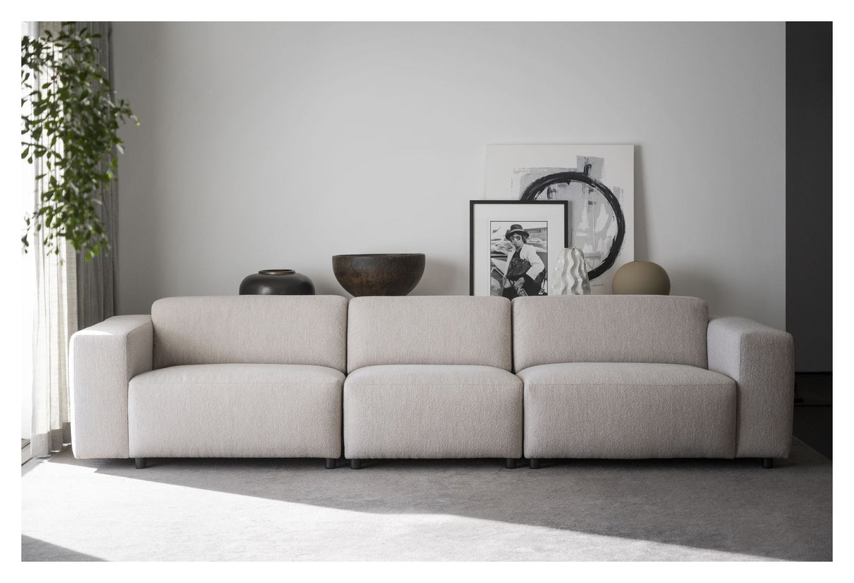 Willard Sofa 4-pers. Light beige fabric