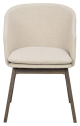 Windham Dining Chair - Beige/Brown