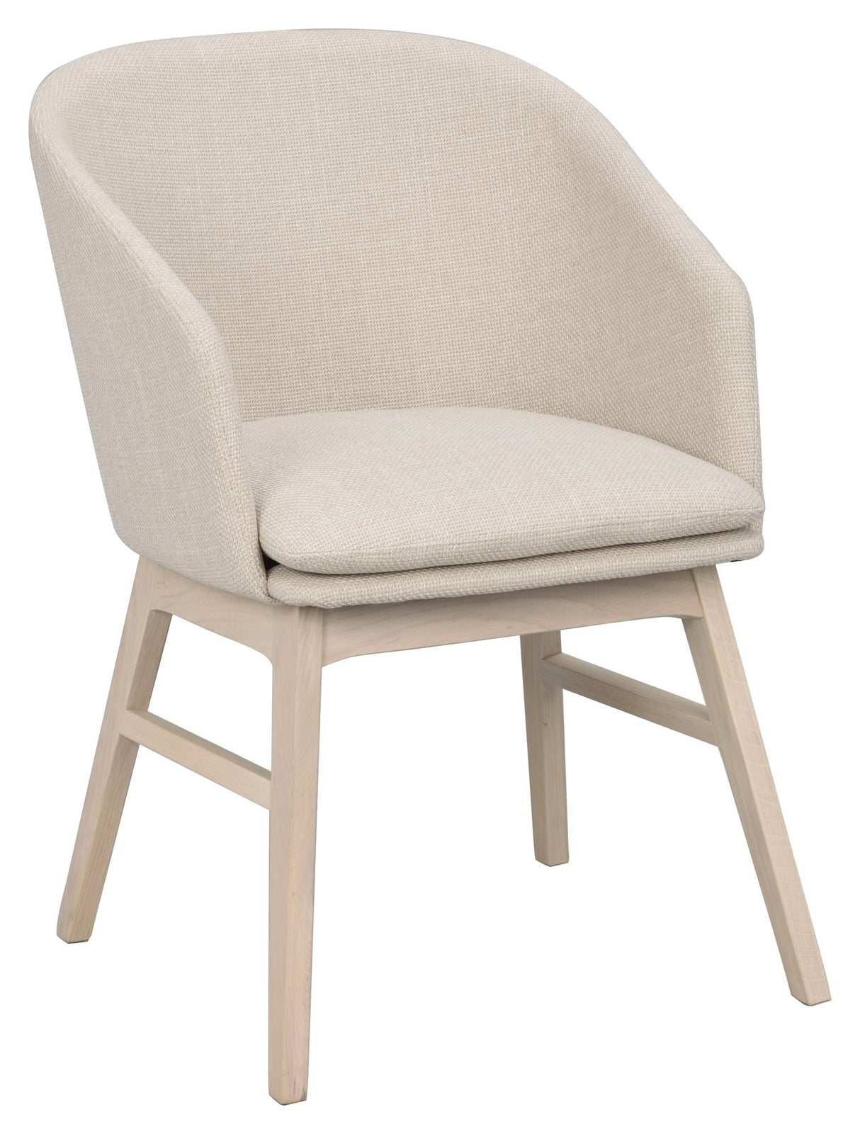 Windham Dining Chair - Beige/White Pigmented