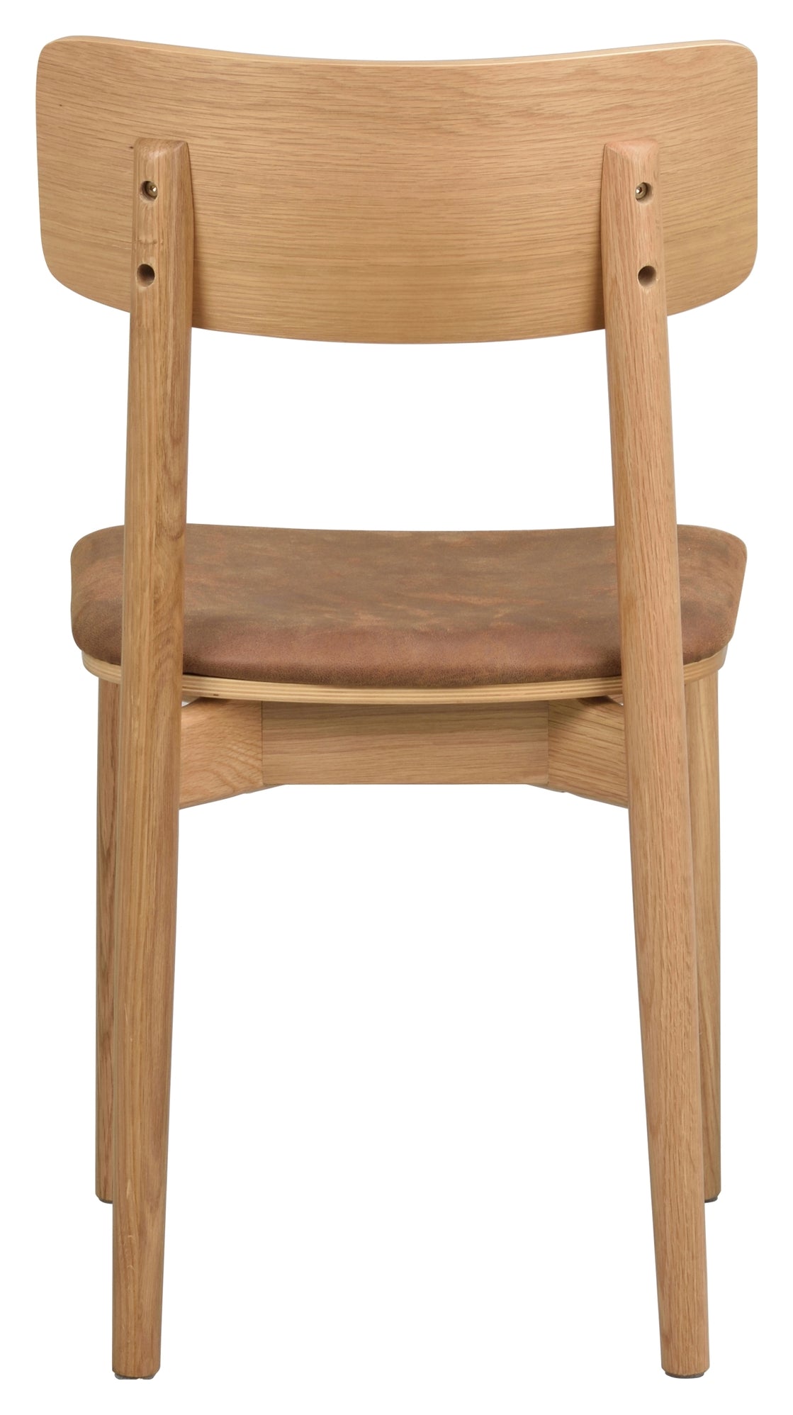 Wolcott, dining chair - oak/leather