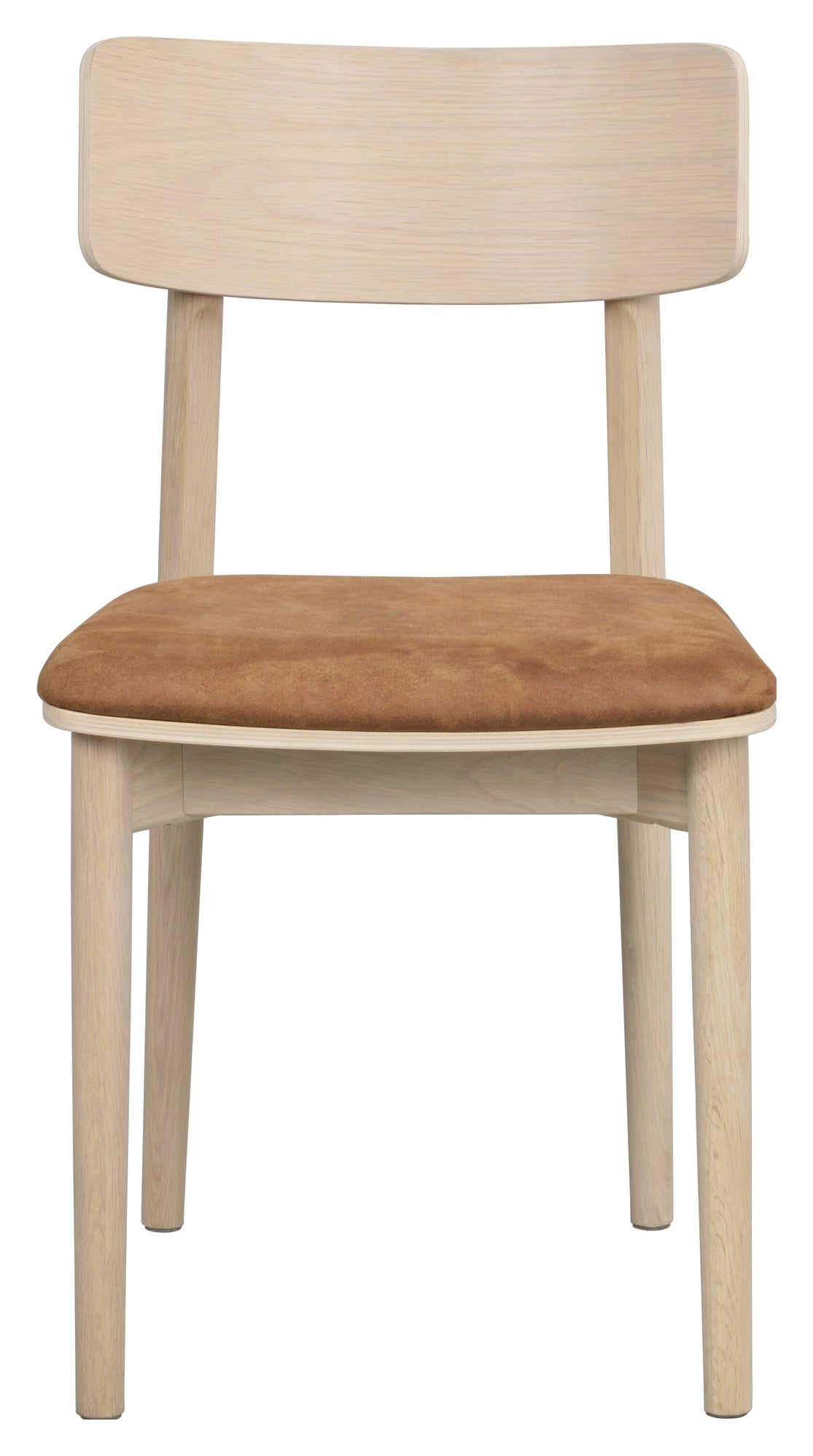 Wolcott, dining chair - light oak/leather