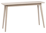 Yumi Console Electrical. Desk White Pigmented Oak