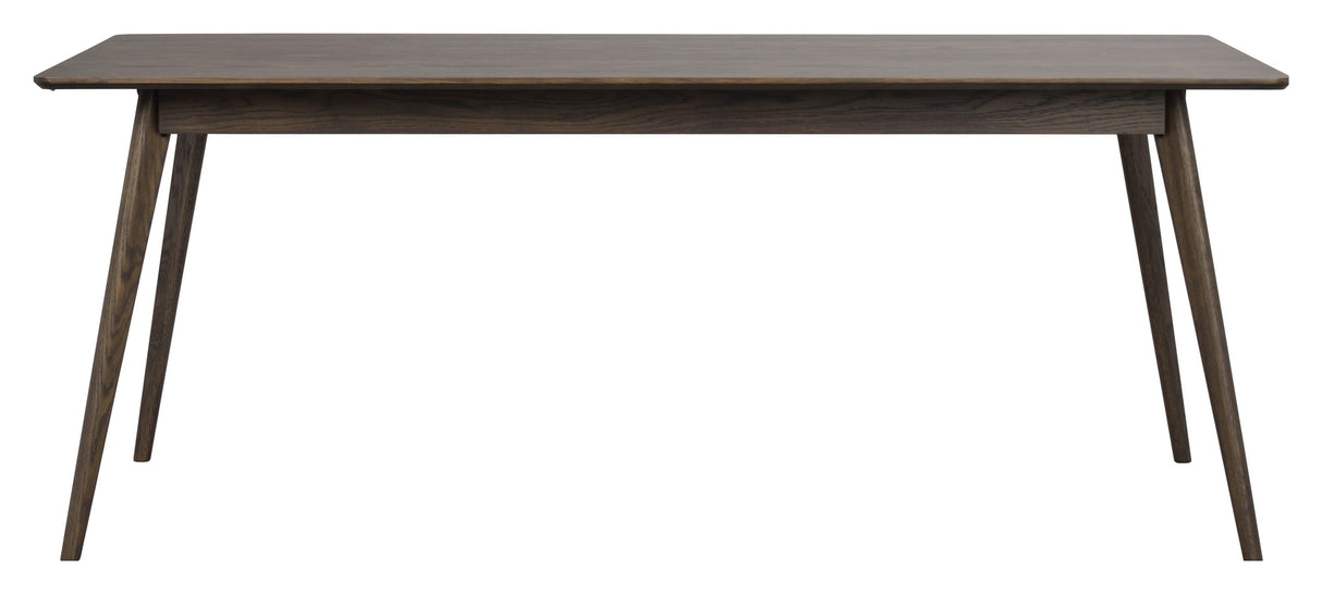 Yumi, dining table 190x90 - brown/oak