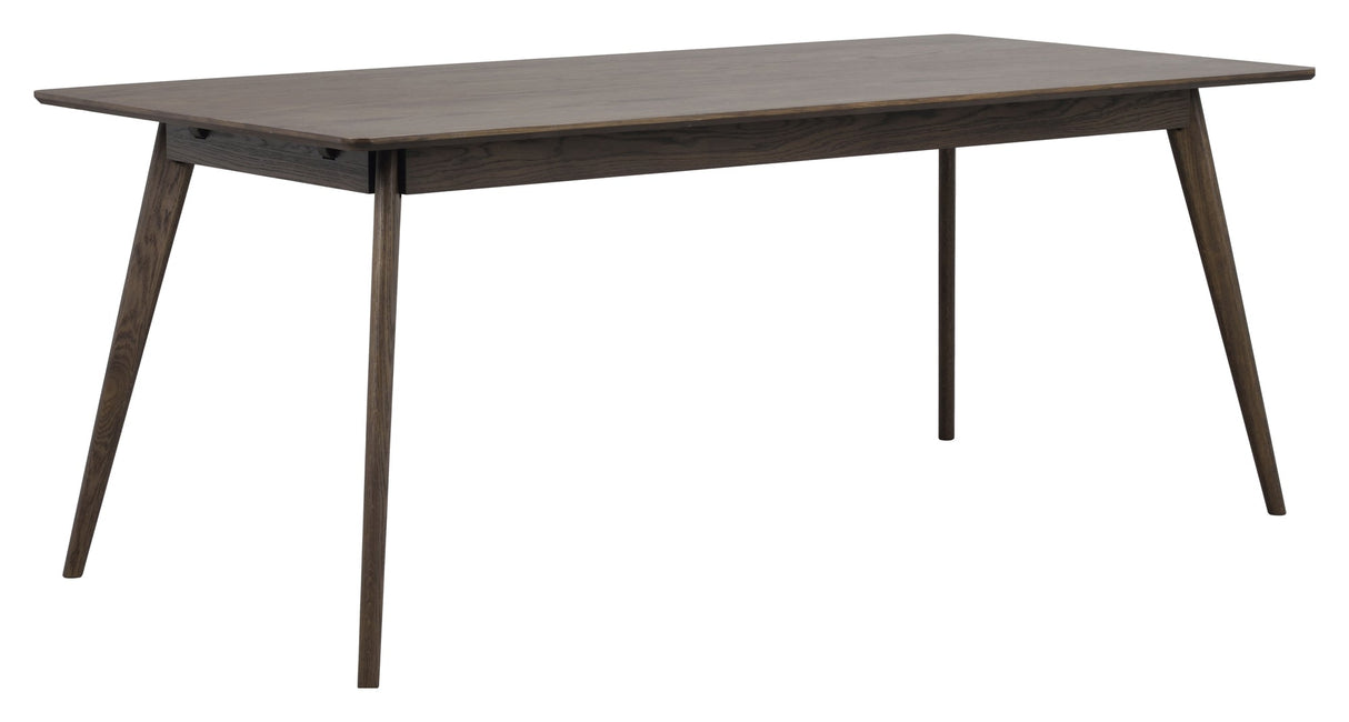 Yumi, dining table 190x90 - brown/oak