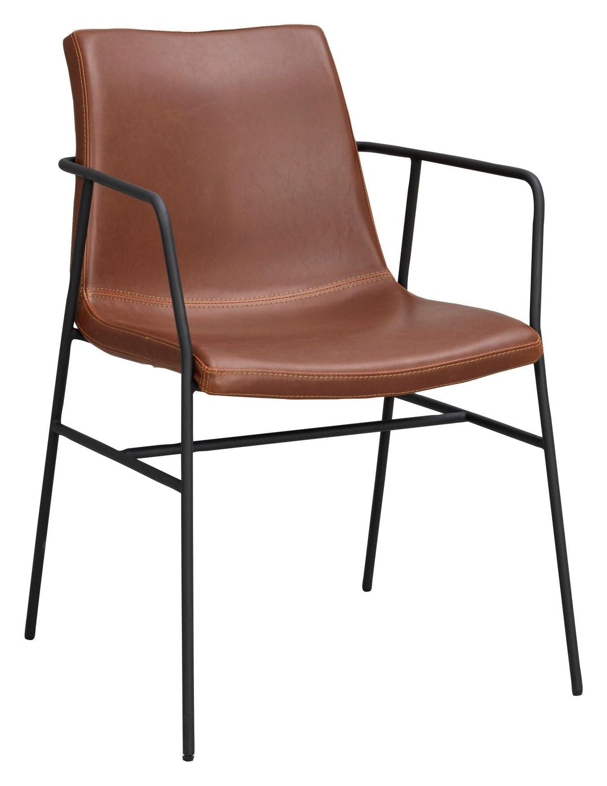 Huntingbay armchair Brown PU