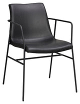 Huntingbay Dining chair with arm Black PU