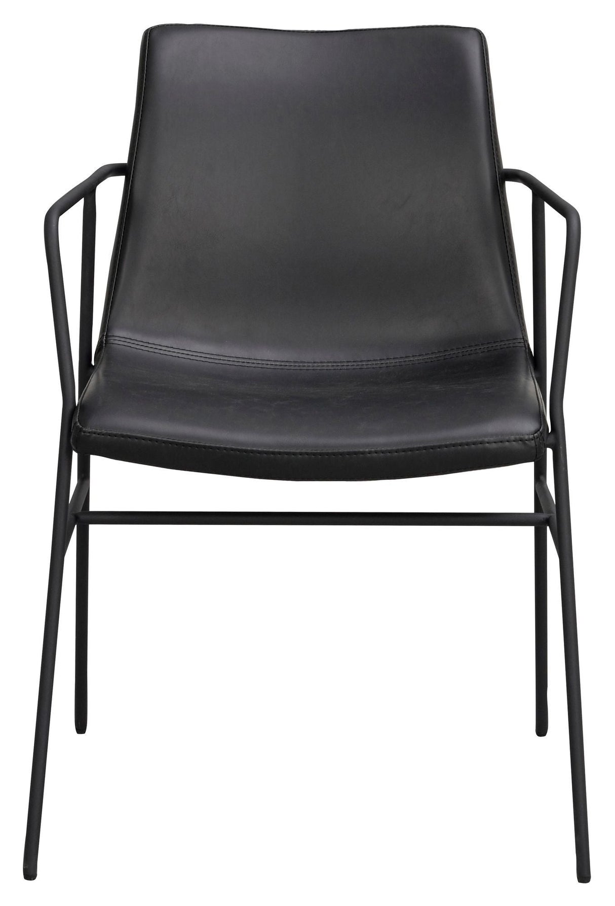 Huntingbay Dining chair with arm Black PU