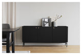 Halifax Sideboard, Black, B160