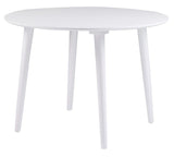 Lotta Dining Table, White, Ø106