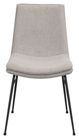 Lowell Dining chair, Gray fabric