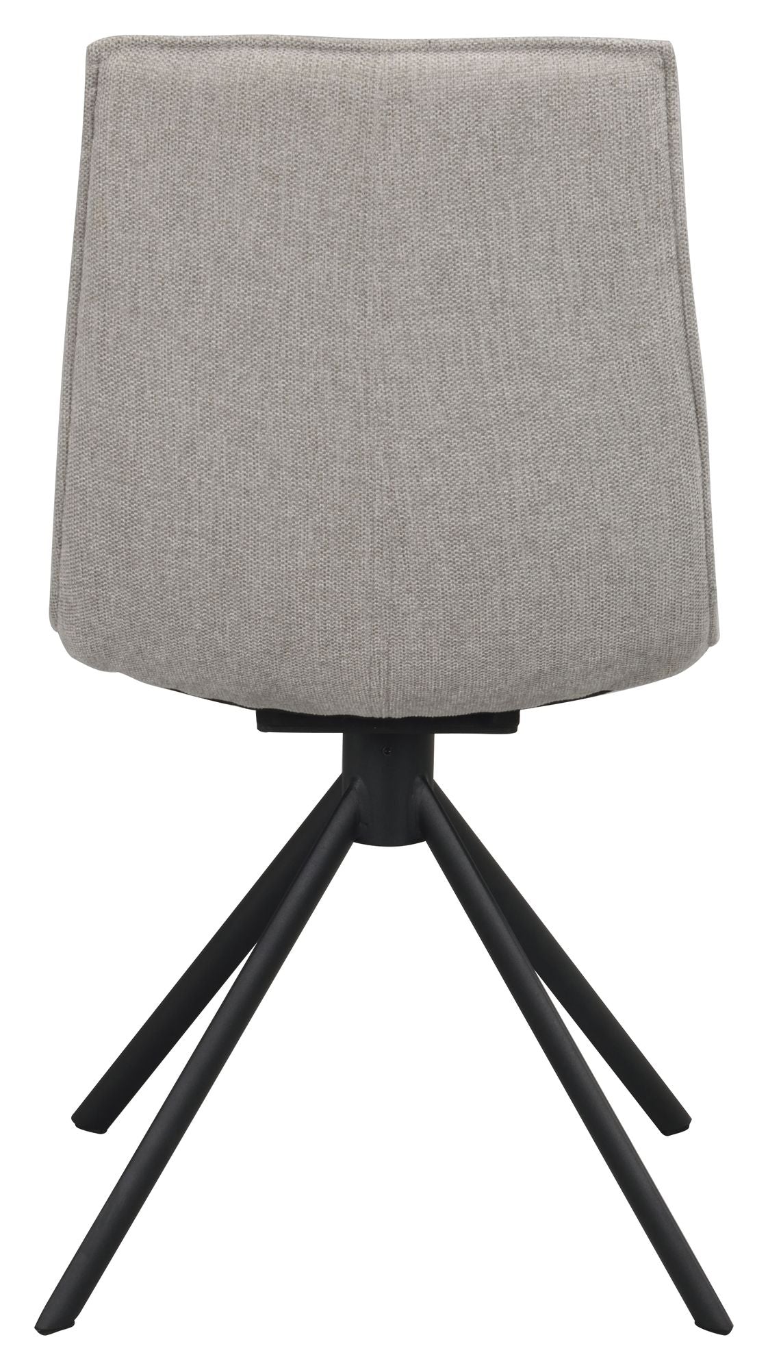 Lowell Dining chair with swivel function, Gray fabric