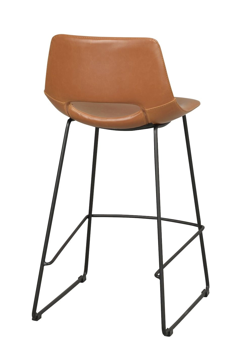 Manning Bar stool, Cognac PU