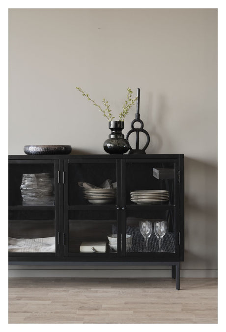 Marshalle Sideboard, black painted wood, B:160