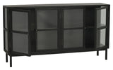 Marshalle Sideboard, black painted wood, B:160