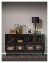 Marshalle Sideboard, black painted wood, B:160