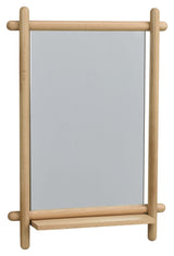 Milford mirror lacquered oak