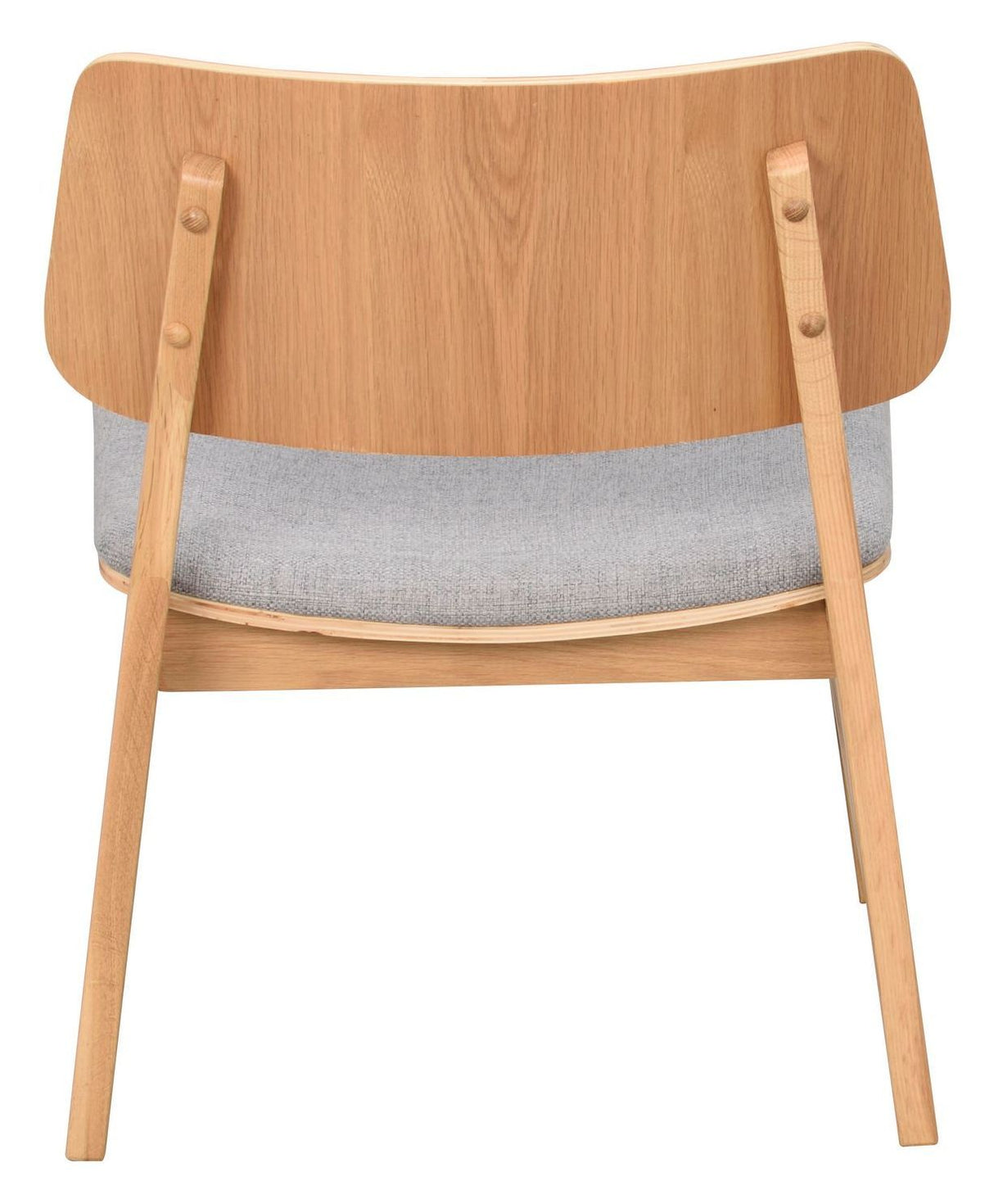 Nagano Lounge Chair Oak, light gray