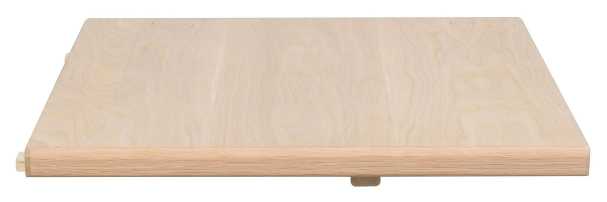 Nevis Extension Plate, White Pigmented Oak Veneer