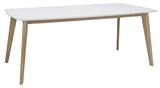 Olivia Dining Table - White/Oak - 190x90