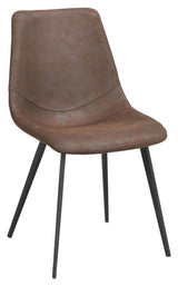 Raymore Dining chair, Brown microfiber