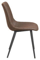 Raymore Dining chair, Brown microfiber