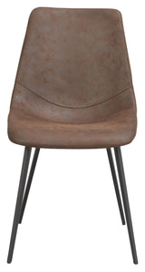 Raymore Dining chair, Brown microfiber