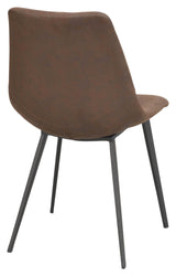 Raymore Dining chair, Brown microfiber