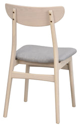 Rodham Dining Chair, Light Gray/White Pigmented Oak