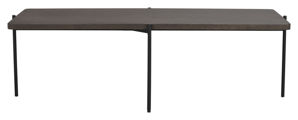 Shelton Coffee table, Dark brown ash, L145