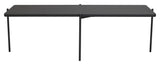 Shelton Coffee table, Black lacquered ash, L145