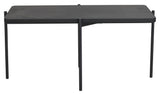 Shelton Coffee table, Black lacquered ash, L95