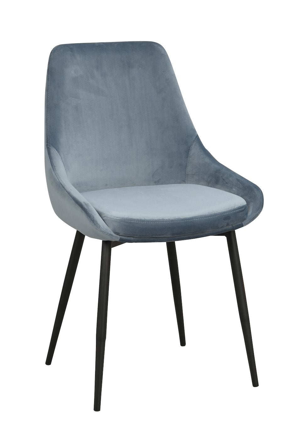 Sierra Dining Chair, Blue Velvet