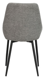 Sierra dining chair, gray fabric