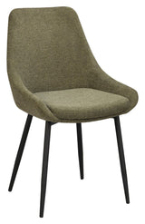 Sierra Dining Chair, Green Fabric