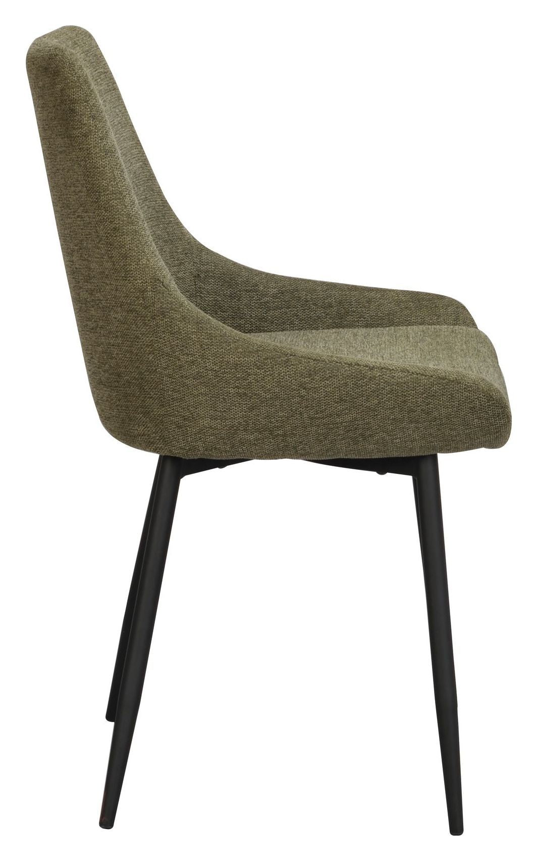 Sierra Dining Chair, Green Fabric