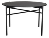 Skye Dining Table, Black Oak Veneer, Ø120