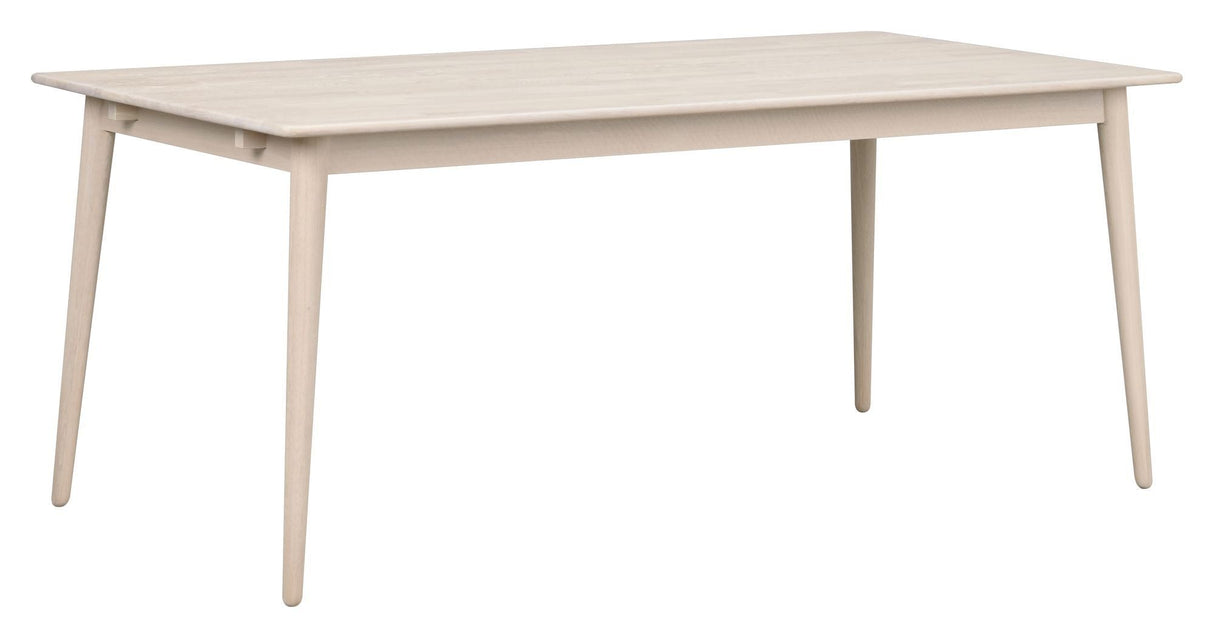 Tyler Dining Table, White Pigmented Oak, 180x90