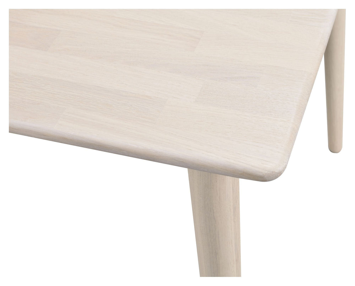 Tyler Dining Table, White Pigmented Oak, 180x90