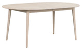 Tyler Dining table with additional plate, white oak, 170x105