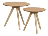 Yumi Intermediate Table, lacquered oak veneer