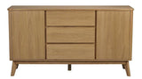 Yumi Sideboard in matt coated oak and MDF