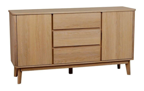 Yumi Sideboard in matt coated oak and MDF