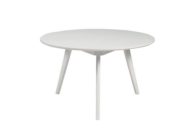 Yumi Coffee Table, White, Ø90