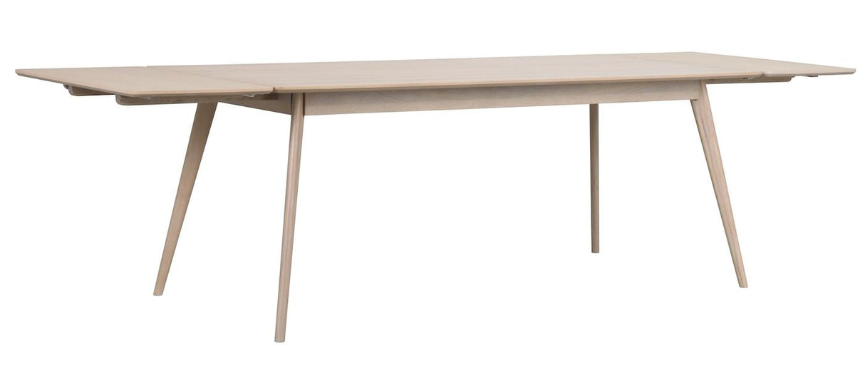 Yumi Dining table, White pigmented oak veneer, 190x90