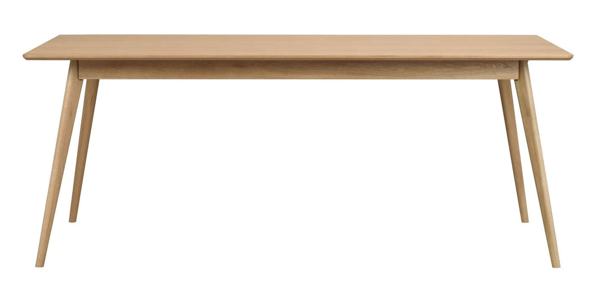 Yumi Dining table, lacquered oak veneer, 190x90