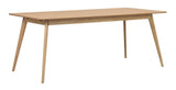 Yumi Dining table, lacquered oak veneer, 190x90