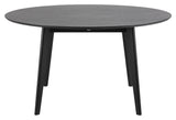 Roxby Dining Table Ø140, Black-stained